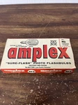 Amplex "sure-flash" Photo Flashbulbs NO.M2 (new Old Stock) 12. Fixed Price $8.79.