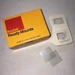 Vintage Kodak Ready-mounts 135M Size Film 2X2 B205W Flat, Open Box 22 Count. Fixed Price $8.00.