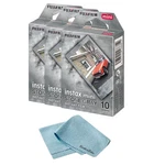 Fujifilm Instant Mini Stone Gray Bundle 30 Shot Bluebirdsales Microfiber. Fixed Price $52.20.