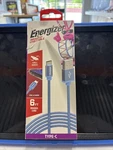 New Nip Energizer Micro Usb Sync Charging Cable 6FT Durable Cord Blue. Fixed Price $9.99.
