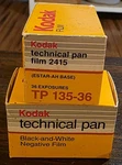2 Kodak Technical Pan Black White Film Estar Ah Base Tp 135 36 Exp 01 1988. Fixed Price $53.99.