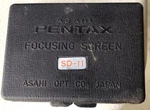 Pentax Focus Screen For Lx, Model SD-11, Matte With Cross Hairs. Fixed Price $78.00.