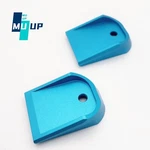 2 Pack Magazine Base Plate For Glock 9MM .357 .40 .45 Gap Aluminum Light Blue. Fixed Price $26.99.