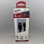 New Nip Energizer Micro Usb Sync Charging Cable 6FT Durable Cord Black. Fixed Price $8.99.