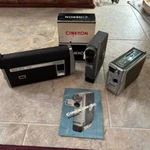 3 Movie Cameras: Bolex 7.5 CINEKON8E Keystone Bel-aire 8MM For Parts/repair. Fixed Price $35.00.