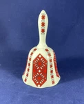 Ukrainian Block Print Ceramic Elsie Exclusive Bell From Canada - Preowned. Fixed Price $9.00.