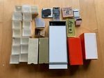 Vintage Kindermann Rollei Trays, Binder, Glass Slides Lot And Extra. Fixed Price $49.00.