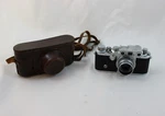Vtg Leica Drp Ernst Leitz Wetzlar Iiic 35MM Camera Elmar F=5 Cm 1:3,5 Lens Case. Fixed Price $1250.00.