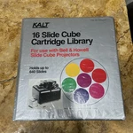 Kalt 16 Cube Cartridge Library For Bell & Howell Projectors 640 Slides. Fixed Price $21.99.