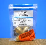 Sharkbite U380LFA 3/4" X 1/2" Ptc Brass Cross Tee Fitting. Fixed Price $11.39.