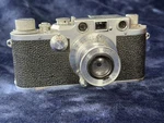 Leica Iiic 35MM Rangefinder Camera + Leitz Elmar 50MM F/3.5 Lens Needs Cla. Fixed Price $375.00.