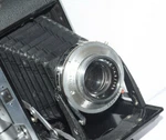 * Camera Voigtlander 6X9 Bessa With Lens Vaskar 4,5/105MM Casse. Fixed Price $210.00.
