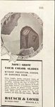 Bausch & Lomb"film Bakelite Viewer:show Slides No Projection"print Ad 1938. Fixed Price $8.95.