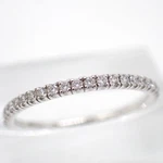 Cartier Ring: Etincelle Full Eternity Diamond 1.4MM Gold 18K US3.75 W/box;--. Fixed Price $1934.35.
