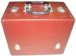 Vintage Kodak K-100 Camera Case Original Burgundy Hard Blue Interior. Fixed Price $50.00.