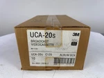 3M UCA-20S Broadcast Video Cassette Case Of 10 New Tapes. Fixed Price $40.00.