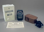 Vintage General Electric Exposure Light Meter 8DW 58Y4 & Leather Case Box. Fixed Price $11.21.