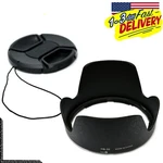 (HB-35 + Lens Cap) Hood For Nikon Af-s Dx Nikkor 18-200MM F/3.5-5.6G. Fixed Price $12.21.