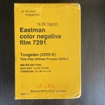 Vintage Eastman Color Negative Film Magazine 16MM - 50FT 7291 Cold Stored. Fixed Price $41.00.