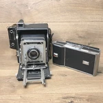 Vintage Graflex Speed Graphic 4X5 Camera W/ Polaroid Back. Fixed Price $254.99.