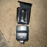 Canon Speedlite 166A Shoe Mount Strobe Flash For Film Camera. Fixed Price $19.99.