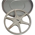 Vintage 7" Metal 8MM Empty Film Reels & Cannisters Brumberger Brooklyn N.y. Fixed Price $19.95.
