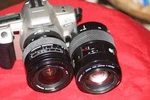 Minolta Maxxum Qtsi 35MM Slr Film Camera 28-70,100-200 Zoom Lens Tested. Fixed Price $49.00.