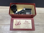 Vintage Leica Sliding Focusing Copying Attachment No. 70328 Original Box. Fixed Price $29.95.