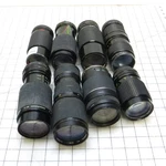 8X Junk Zoom Lenses Lot, As-is For Various Slr Cameras Canon Five Star Etc. Fixed Price $35.95.
