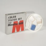 MINOLTA-16EE Filter Set 80B, 81B, & 1A. Fixed Price $15.00.