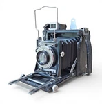 Vintage Graflex Miniature Speed Graphic 2.25X3.25 Camera - Working Shutters. Fixed Price $225.00.