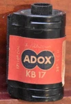 One Roll Of Scarce Adox (KB17) Black And White Film Vintage Unused Nos. Fixed Price $24.99.