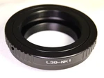 Leica Leitz M39 Ltm Screw Mount Lens Adapter To Nikon Cameras J1 J2 AW1 V1 V3. Fixed Price $17.25.