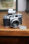 Vintage Film Camera Aires 35-V Coral 4.5CM 1:1.8 Lens Rangefinder Japan. Fixed Price $275.00.