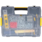 (4)-STANLEY Sortmaster Junior 6 Compartment Parts Storage Box STST14022. Fixed Price $72.99.
