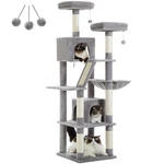 70" Large Tree Tower Multi-level Condo Scratching Post Perch 4-6 Cats. Fixed Price $145.27.