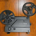 Vintage Bell & Howell 10MS Dual Eight 8MM Movie Projector, Turns On, Lamp Works!. Fixed Price $29.95.