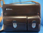 Nikon FB-5 FB5 Hard Leather Case W/ Early F(1962) Camera & 4 Lenses Set. Fixed Price $500.00.