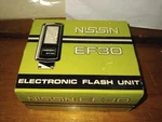 Vintage Nissin EF30 Electronic Flash Unit - Original Box With Manual. Fixed Price $20.00.