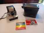 Vintage Polaroid, One Step Camera W/strap And Itt Magicflash, Case, Manuals. Fixed Price $12.00.