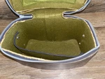 Leather Vintage Camera Bag Black Fotron Purse Traid Corp California Felt Green. Fixed Price $17.00.