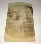 Rare Antique Victorian American Child, Playing Tennis! Kodak 2 Cdv Sized Photo!. Fixed Price $29.99.