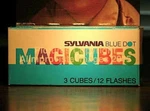 1-BOX 3 Sylvania Flash Blue Dot Magicubes Vintage Camera New 91242. Fixed Price $37.95.