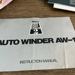 Nikon Nikkormat El-w Auto Winder AW-1 Original Vintage Instruction Manual.. Fixed Price $6.39.