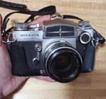 Miranda Sensorex Vintage Slr Film Camera Silver W/ Lens & Strap 35MM Excellent. Fixed Price $69.99.