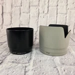Canon ET-67 & ET-87 Lens Hood Set Black Gray For Dslr Cameras Lightweight. Fixed Price $31.62.