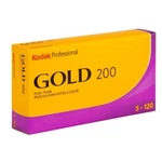 Kodak Professional Gold 200 Color Negative (120 Roll Film, 5-PACK). Fixed Price $49.95.