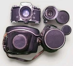 Exakta Vx Iia Ihagee Dresden 35MM Camera, 2 Lenses, Case *rear Window*. Fixed Price $229.00.