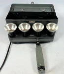 Vintage Adams Model GL101AW 800W Indoor Portable Photography 4 Light Fixture. Fixed Price $32.99.