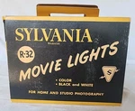 Vintage Sylvania Movie Lights R-34 Original Packaging Tested. Fixed Price $15.00.